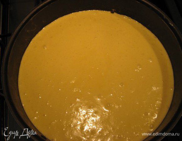 Форма d=24 см, выпекать 20 минут, проверить готовность деревянной шпажкой.