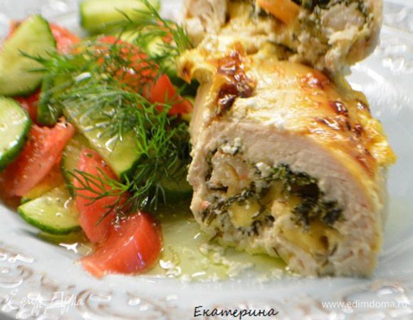 Можно подавать к столу. Отлично подойдет в качестве гарнира смесь дикого и длинного риса или овощной салат.
Приятного аппетита!!!