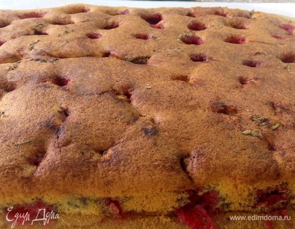 Пышный и легкий пирог готов :-)