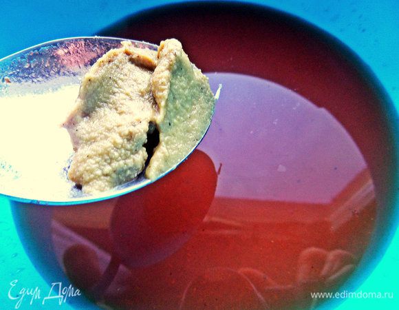 Для маринада в томатный сок добавить горчицу и приправы (у меня микс)+соль, перец.