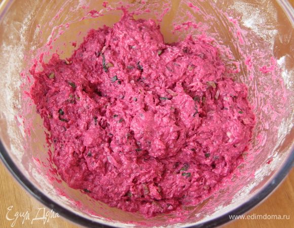 Замесить тесто из вышеперечисленных (шаги 1,2,3) ингредиентов. Тесто получается не густое - подовый хлеб из него не сформируешь. 
На этом этапе миску с тестом закрыть пищевой плёнкой и оставить на подъём на 1,5-2 часа (смотря по погоде, по температуре в помещении).
