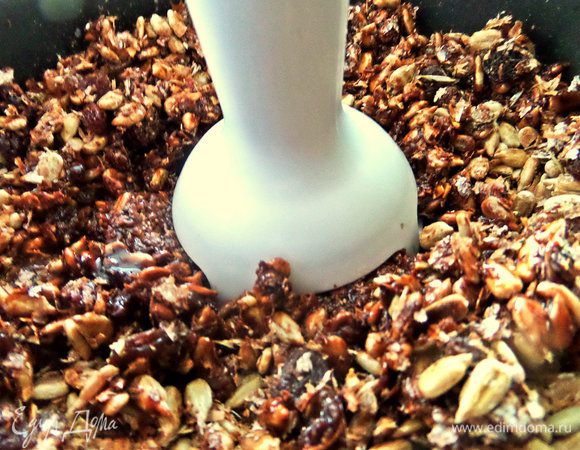 Пробиваем блендером, можно не особо тщательно.