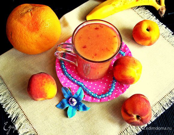 Получился настоящий густой десерт с цитрусовой ноткой.