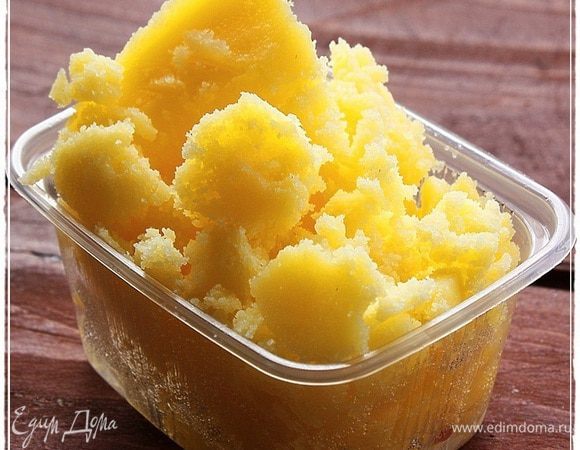 А готовить будем, конечно, на свежайшем топленом масле. 



