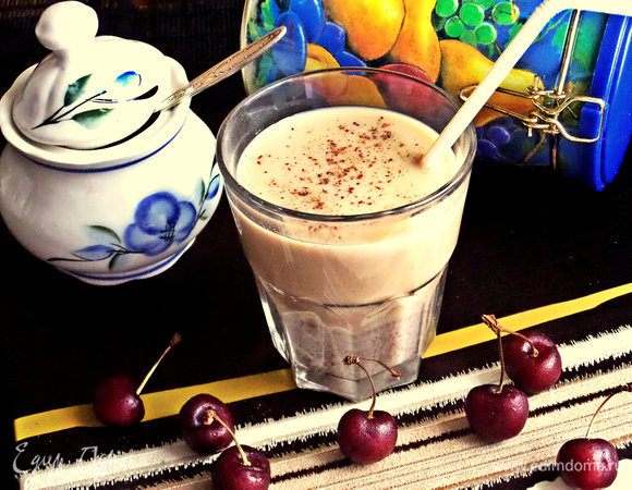 Подаём с соломинкой.