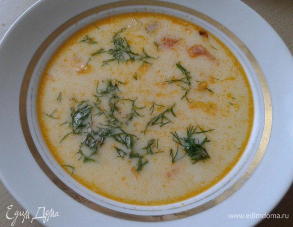 Украсить зеленью. Приятного аппетита)