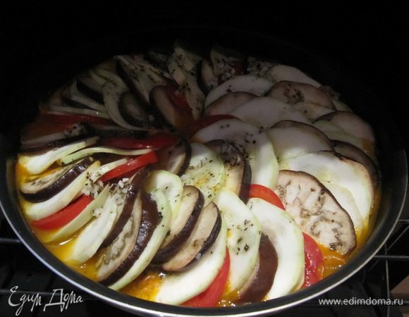 Снять фольгу и отправить в духовку еще на 15 мин.