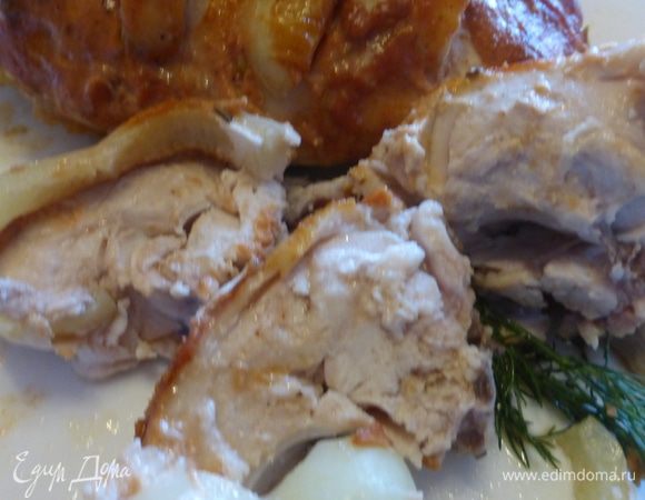 Подавать к столу со свежими овощами, зеленью, отварным рисом.
Ничего особенного, но нам понравилось.