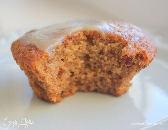 А это надкусанный маффин...