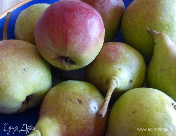 Вот такие груши я использовала для приготовления джема.