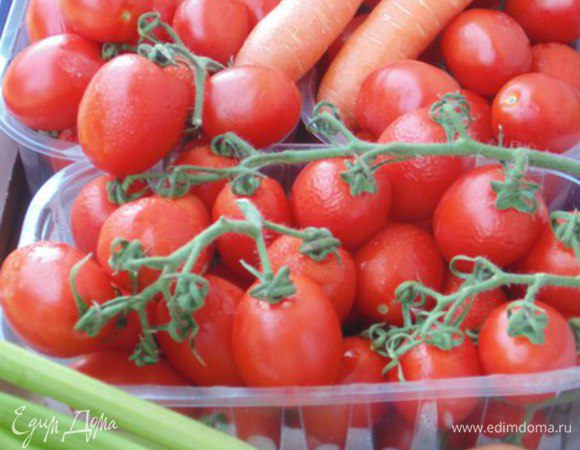 Для приготовления нужны зрелые помидоры.