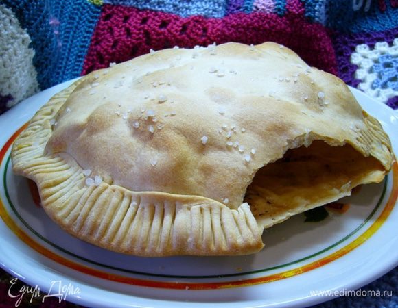 Лепешка надуется, стане загорелой и хрустящей!