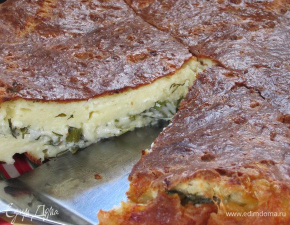 Остудить пирог и можно пробовать.