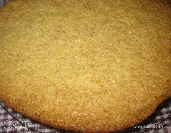 Охладить. Если делать маленькие лепешки, то можно ими уже похрустеть.