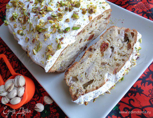 И наслаждаться сочный, ароматным, фруктовым кексом! :)

Приятного аппетита!