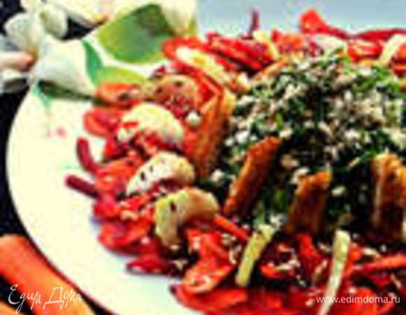 Пожалуй завершу обзор салатиком: http://www.edimdoma.ru/retsepty/73969-salat-ovoschnoe-koltso-s-pikantnym-tvorogom