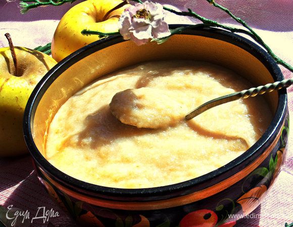 А теперь берём ложку и наслаждаемся сливочно-нежным пюре-десертом. Получился на славу!