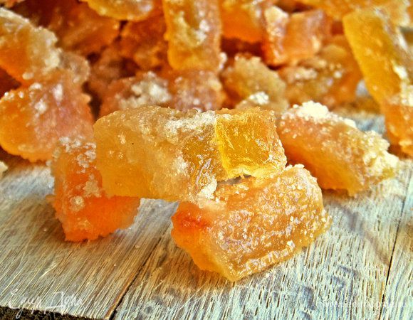 А вот мармелад в разломе, укусе! Мягкий внутри, хрустящий снаружи.