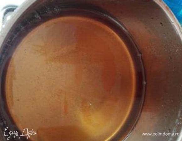 После поставьте мяту с сиропом на огонь, доведите до кипения. Остудите, отожмите через марлю и поставьте снова на огонь.