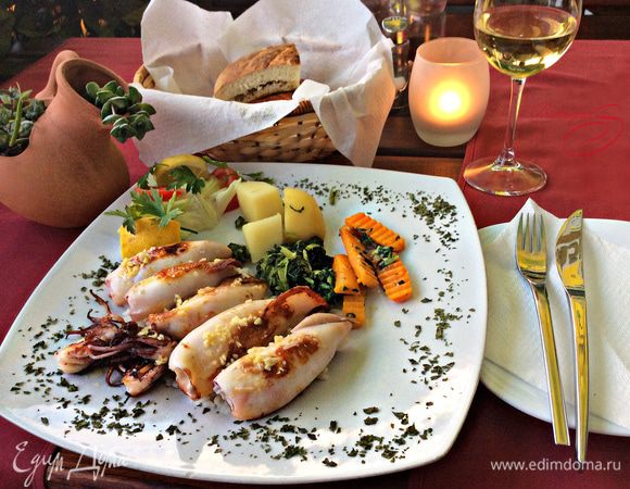 А это как раз то самое блюдо из ресторанчика, которое меня покорило своим необыкновенным вкусом во время отдыха в Черногории.