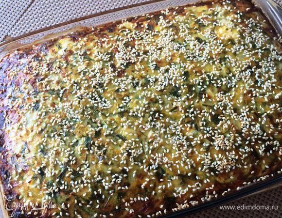 Готовую запеканку вынимаем из духовки, накрываем чистым полотенцем и оставляем минут на 30.