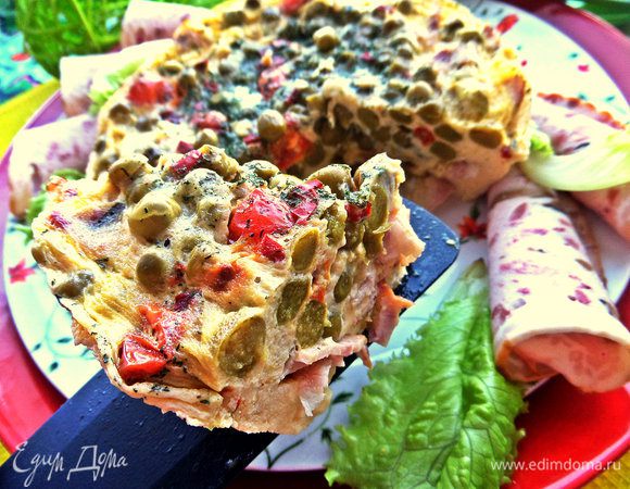 Ну кто откажется от такого пышного вкусного омлета?)))
