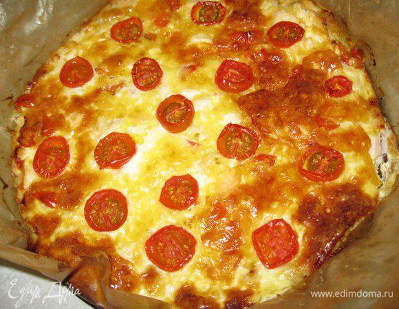 Запекать  при 180-200С около 30 минут до золотистой корочки.
Перед подачей посыпать сельдереем или другой зеленью.
Приятного аппетита!