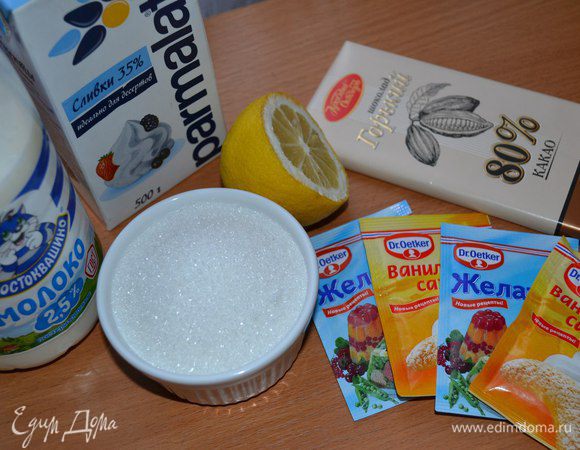 Приступим...

Залить желатин водой (количество берем из расчета на 250 мл) и оставить набухать.