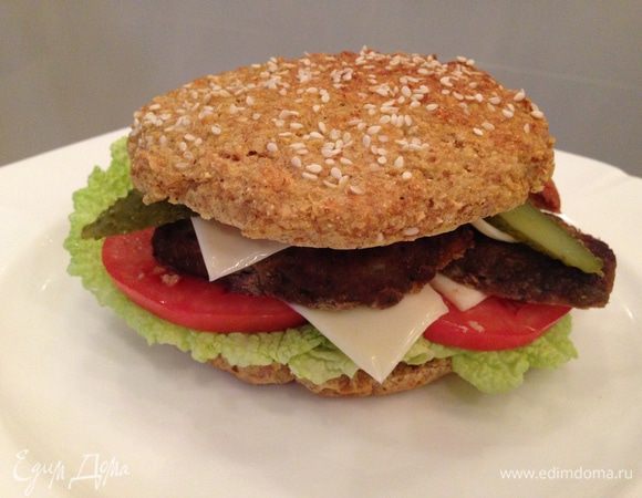 Собираем гамбургер.
