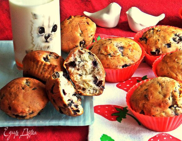 Кому понравились мои не очень калорийные, но вкусные маффины, можете попробовать!)))