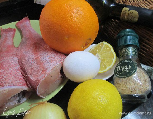 Подготовим весь набор ингредиентов.