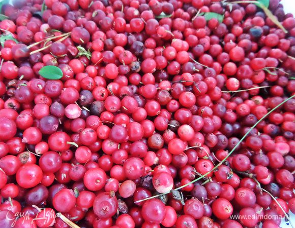 Бруснику перебираем. Вес примерный указала, а вообще 1/1.