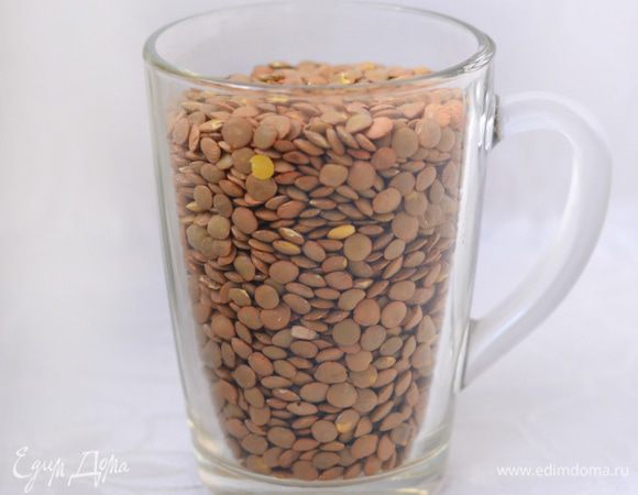 Чечевицу хорошо промыть.