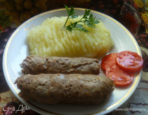 Можно кушать с картофельным пюре или любой кашей....