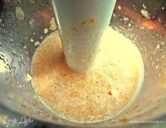 Взбиваем блендером.