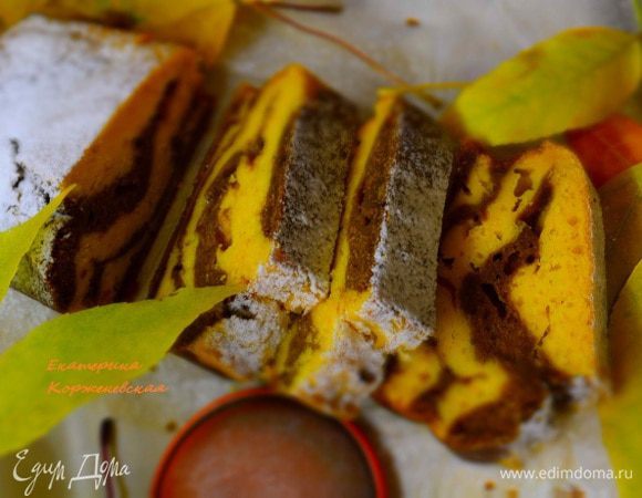 Вытащить, остудить и нарезать на порционные кусочки, по желанию посыпать сахарной пудрой.
Приятного аппетита!