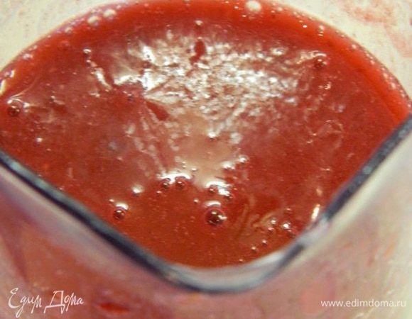 Все взбить блендером до однородного состояния.