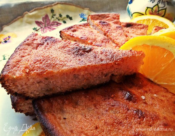 Хорошо держит форму, можно нарезать на мини-порции.