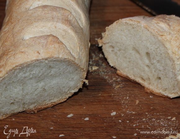 Вот с такими красивыми крупными дырочками получаются багеты. Смачного! 