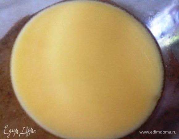 Масло растопить и охладить.