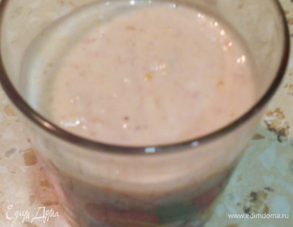 Выкладываем туда, где будем подавать. В моём случае это просто красивый стаканчик