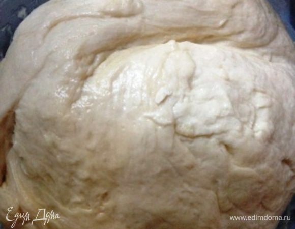 Спустя указанное время вытащить, обмять и поставить на 30 минут в теплое место.