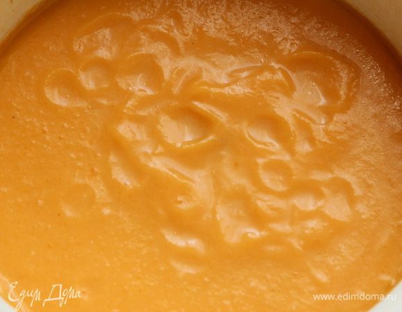 Пюрируем блендером.