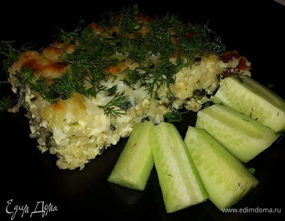 Посыпаем зеленью и, вуаля, вкусный ужин готов!

Приятного аппетита!