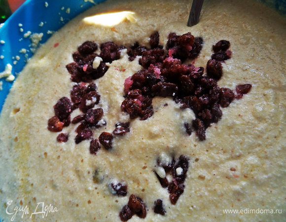 Отправить в тесто.