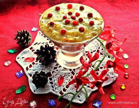 Основной слой — сладкий, а верх кисленький, всё вместе сбалансировано по вкусу!