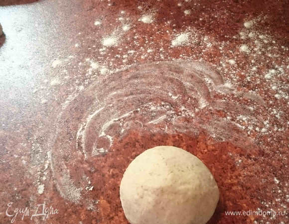 Получился колобок.