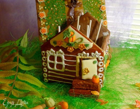 Крышу я не зря сделала съемной: кейкпопсы можно положить в домик и закрыть сверху крышей. Будет подарок 2 в 1!