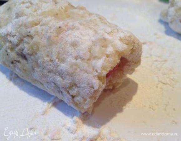 Свернуть в рулетик.