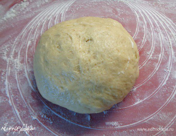 Когда тесто увеличилось в объеме.